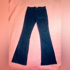 Free People Dark Blue Flare Jeans